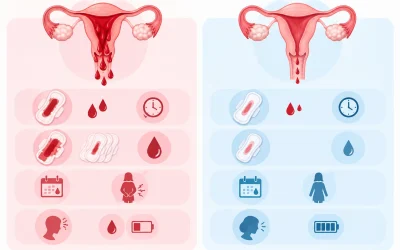 Menorrhagia vs. Normal Heavy Periods